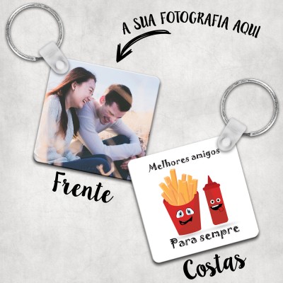 porta chaves melhores amigos para sempre ketchup porta chaves melhores amigos para sempre ketchup